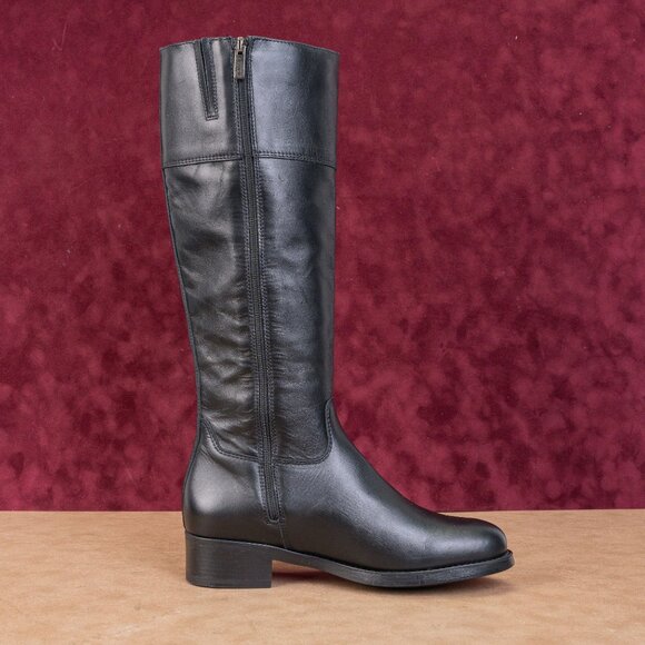 La Canadienne Women Sasha Leather Waterproof Equestrian Riding Knee Boots sz 8.5 - Picture 10 of 10